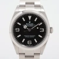 ロレックス エクスプローラーⅠ 124270 SS AT 黒文字盤