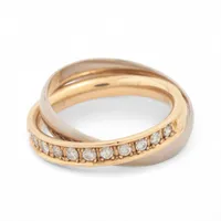 4℃ ダイヤ K18(YG)×K14WG