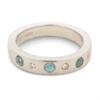 4℃ 色石 ダイヤ Pt950