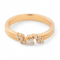 4℃ ダイヤ K18(YG)