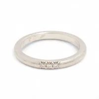 ティファニー クラシックバンド 3P ダイヤ Pt950