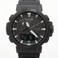 カシオ プロトレック PRW-60FC SS×TI ソーラー 黒文字盤