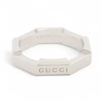 グッチ リンクトゥラブ ルベライト ダイヤ リング 750(WG) 11