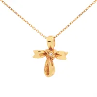 ミキモト ダイヤ K18(YG)