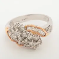 ノンブランド ダイヤ Pt900×金性不明 Ｂランク