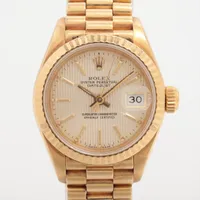 ロレックス デイトジャスト 69178 YG AT シャンパン文字盤