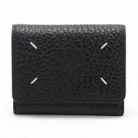マルジェラ　Margiela メゾン 4ステッチ レザー コンパクト ウォレット メゾンマルジェラ 4ステッチ レザー コンパクトウォレット