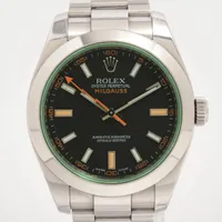 ロレックス ミルガウス 116400GV SS AT 黒文字盤