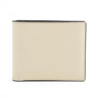 ヴァレクストラ レザー コンパクトウォレット アイボリー