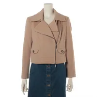 セリーヌ ウール ジャケット ベージュ