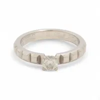 ブシュロン クルドパリ ソリテール ダイヤ Pt950 F