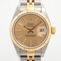 ロレックス レディ デイトジャスト 79173 SS×YG AT シャンパン文字盤