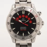 オメガ シーマスター プロフェッショナル アプネアマイヨール 2595.50 SS AT 黒文字盤