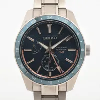 セイコー プレサージュ 6R64-00C0 SS AT 青文字盤