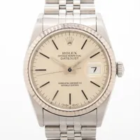ロレックス デイトジャスト36 16234 SS×WG AT シルバー文字盤