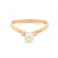 タサキ パール ダイヤ K18(YG)