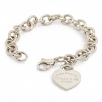 ティファニー 925 バイザヤード オープンハート 2P ブレスレット TIFFANY&Co.】ティファニー オープンハート バイザヤード