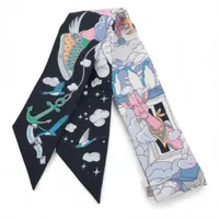 エルメス　チベット　TIBET　スカーフ　カレ90 エルメス カレ90 TIBET チベット シルク スカーフ ネイビー AB