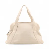 シャネル アンリミテッド レザー ベージュ シルバー金具 Ｂランク