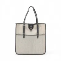 エルメス ジャンピングカバス トワルアッシュ ベージュ シルバー金具