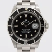 ロレックス サブマリーナーデイト 16610 SS AT 黒文字盤