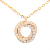 カルティエ トリニティ ダイヤ 750(YG×PG×WG) Ａランク
