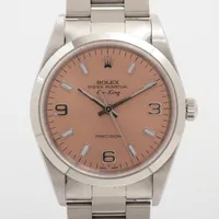 ロレックス エアキング 14000M SS AT ピンク文字盤