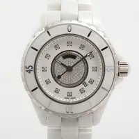 シャネル J12 H2123 CE×SS QZ 白文字盤