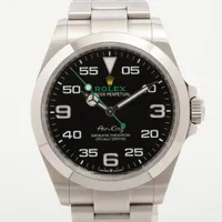 ロレックス エアキング 126900 SS AT 黒文字盤