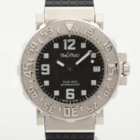 ポールピコ プランジャー タイプC 4020 SS×ラバー AT 黒文字盤