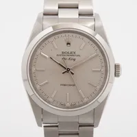 ロレックス エアキング 14000 SS AT シルバー文字盤