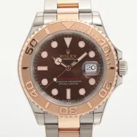 ロレックス ヨットマスター 126621 SS×PG AT チョコレート文字盤