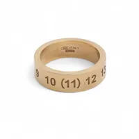 メゾンマルジェラ ナンバー ロゴ 925 リング ゴールド