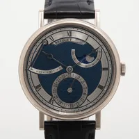 ブレゲ クラシック 7137BB/Y5/9VU WG×革 AT 青文字盤