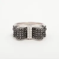 ポンテヴェキオ ブラックダイヤ ダイヤ K18WG