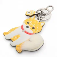 ルイ・ヴィトン ポルト クレ LV シバ M01199 レザー チャーム CX2283