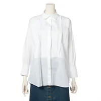 ヴァレンティノ コットン シャツ 48 ホワイト