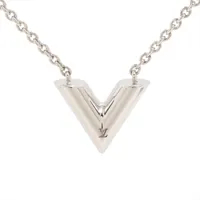 ヴィトン ネックレスエセンシャルV M63197 GP ネックレス LE1212 シルバー