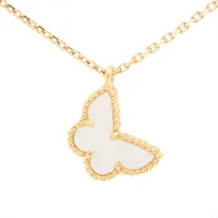 ヴァンクリーフ&アーペル スウィートアルハンブラ パピヨン シェル 750(YG)