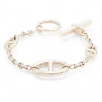 エルメス シェーヌダンクル ファランドール 925 ブレスレット SH シルバー