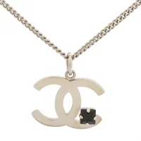 シャネル ココマーク メタル ネックレス 05P シルバー