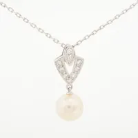 ミキモト パール ダイヤ K18(WG)