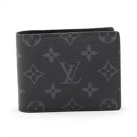 ヴィトン LVミラー ポルトフォイユスレンダー M80806 札入れ シルバー