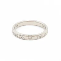 ティファニー ボーンカフ ルテニウム バングル シルバー ABランクの