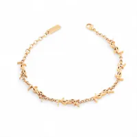 サンローランパリ YSLロゴ GP ブレスレット S ゴールド