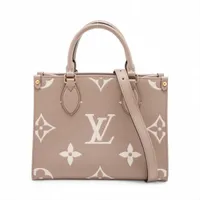 ヴィトン バイカラー モノグラム アンプラント オンザゴー PM M45779 ベージュ