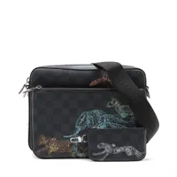 ヴィトン ダミエ グラフィット トリオ メッセンジャー N58040 ブラック