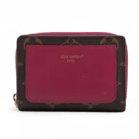 ヴィトン モノグラム ポルトフォイユ ルー M82377 コンパクトウォレット フューシャ