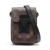 ヴィトン モノグラム マカサー Sロック ヴェルティカル ウエアラブル ウォレット M81522 ブラウン