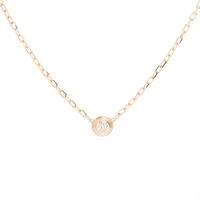 カルティエ ダムール SM ダイヤ 750(PG)